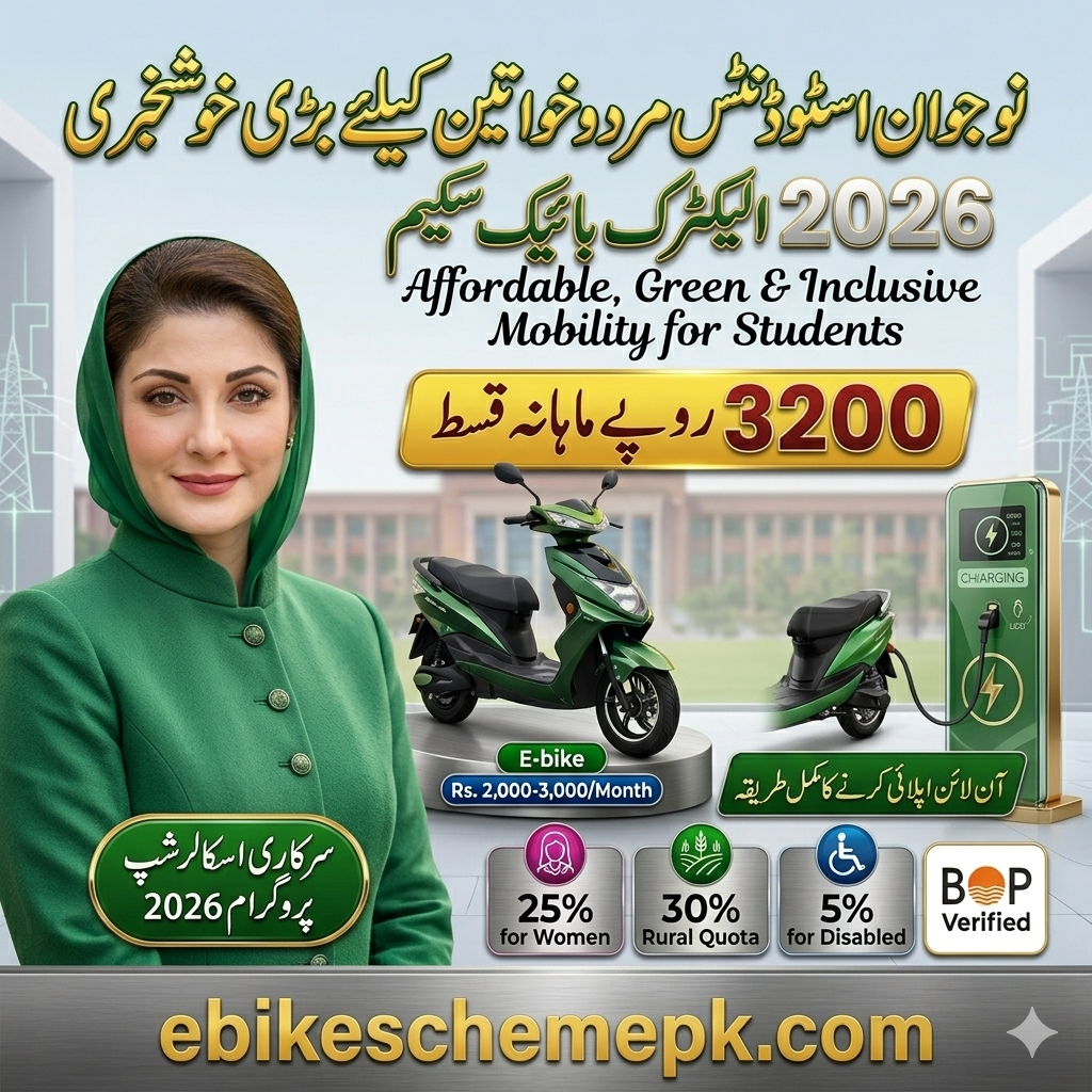 CM Punjab Electric Bike Scheme 2026